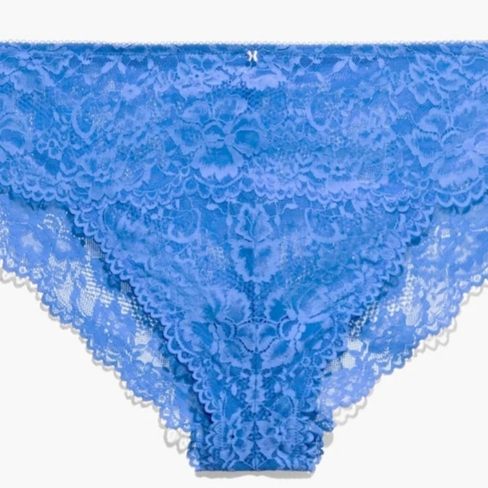 Large Blue River Lace Cheeky by Savage x Fenty